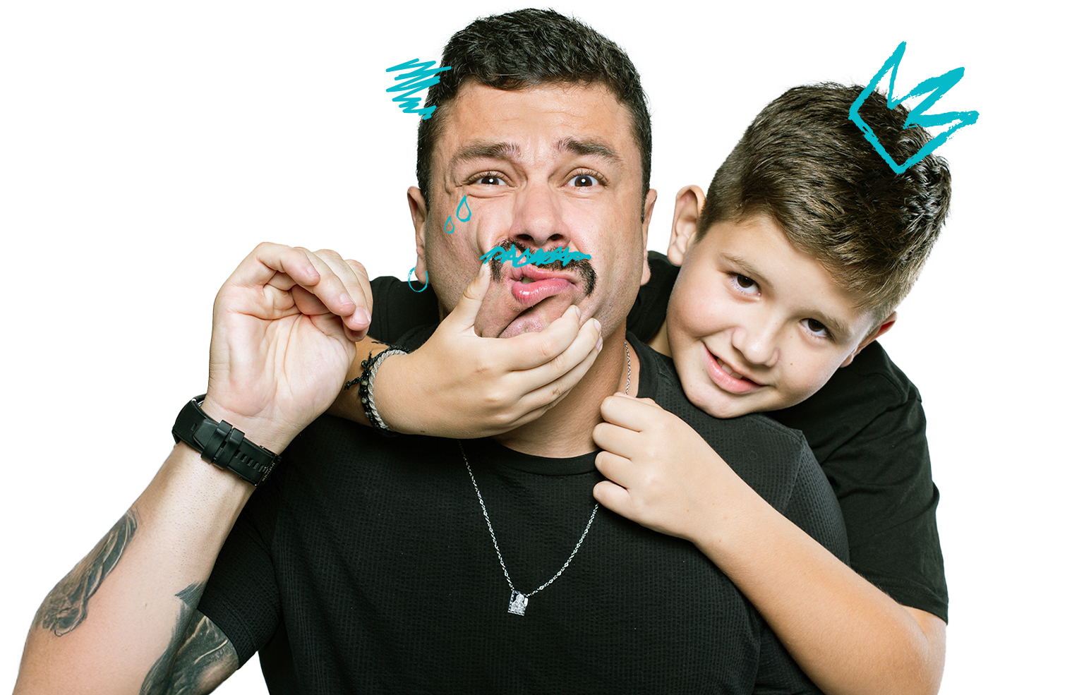 Serginho Lacerda e filho